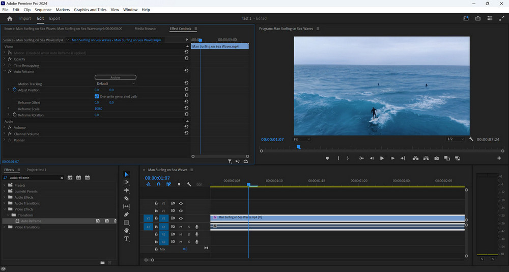 adobe premiere pro auto reframe