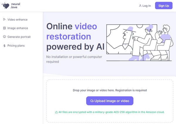 upscaling video - Neural.love