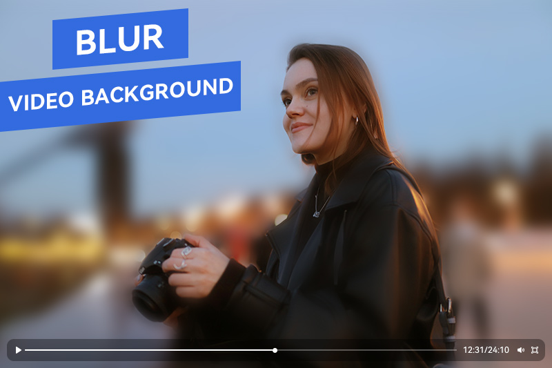 blur video background