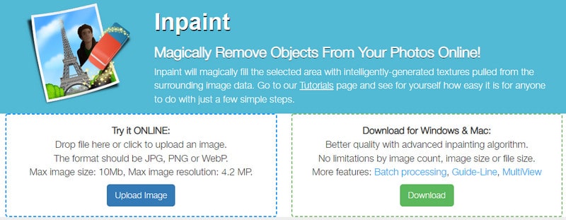 remove Instagram watermark via Inpaint