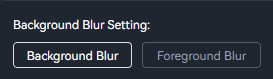 background blur setting