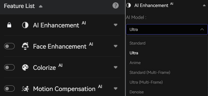 set ai model