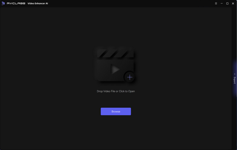 avclabs video enhancer ai main interface