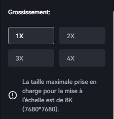 augmenter sa résolution et sa qualité